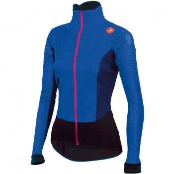 Castelli - Cromo Light Jacket, color amarillo,azul, talla M