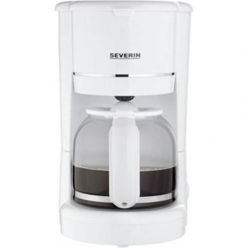Cafetera de goteo SEVERIN KA 4323 con filtro permanente, 900 W, capacidad de 1.25 L, color blanco