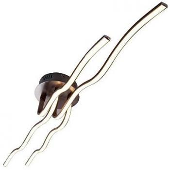 Luz de Techo LED WAVE 3000K con Brazos Fijos en Acero Inoxidable, Dimensiones: 18cm x 17cm x 114cm