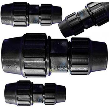Manguito Enlace Reducido 40-32mm para Tuberías de Polietileno (Pack 4) - Certificado AENOR