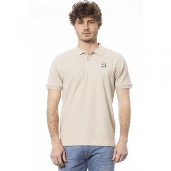 Invicta Beige Cotton Polo Shirt - XXL