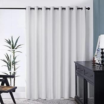 Deconovo Cortinas para Salón Dormitorio Moderno, Opacas Térmicas Aislantes Frío y Calor, con Ojales, 254x214 cm