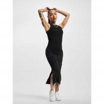 Only Onlbelfast S/L Midi Dress JRS NOOS - Women's Black Sleeveless Ribbed Bodycon Midi Dress, Size: L
