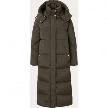 Woolrich Women's Aurora Long Down Parka - Olive Green, Size S - Cold Weather Protection