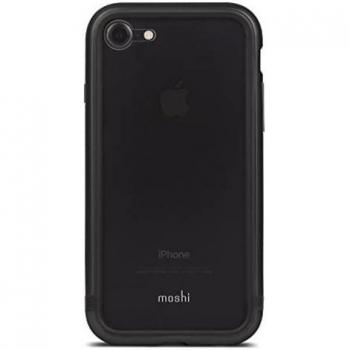 Funda Protectora de Metal Moshi Luxe para iPhone 8/7/SE - Negro