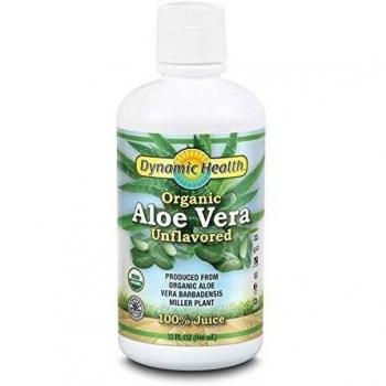 Dynamic Health 946ml 100 Percent Pure Organic Unflavored Aloe Vera Juice