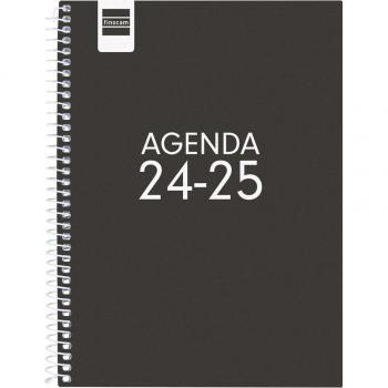 Agenda Escolar Finocam Cool 2024-2025 Negro Catalán