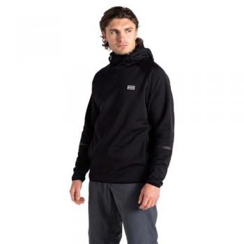 Dare 2b Men's T-Bar Hoodie Black - Stretch Midlayer for Skiing & Wintersports, Size M