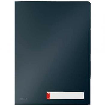 Carpeta Leitz 47160089 PP A4 3 pest. gris