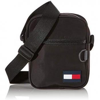 Tommy Hilfiger - Mini Reporter, Shoppers y bolsos de hombro Hombre, Negro