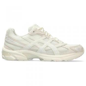 Asics Gel-1130 Beige Suede Sneakers for Men, White Running Shoes for Women, Cream Sportstyle EU 45