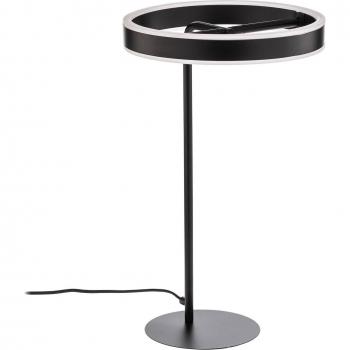 Lámpara de mesa LED Yekta, 3-stepdim, negro, diseño moderno, hecha de metal, adecuada para salón y comedor, 1 llama