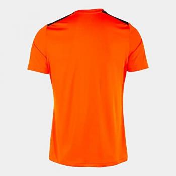 Camiseta de manga corta Joma Championship VII para hombre en color naranja y negro