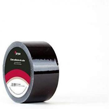 ROLLO DE CINTA ADHESIVA OPP DE LA MARCA PRYSE CON UN TAMAÑO DE 48 MM X 63 M DE COLOR NEGRO
