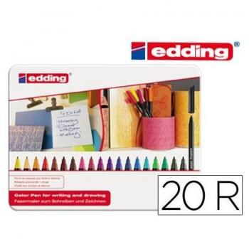 Rotulador Edding 1200 Caja Metálica de 20