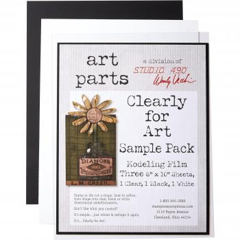 Wendy Vecchi Cleary per arte fogli campione confezione 3/Pkg-One Ea: chiaro, Blackout, Whiteout