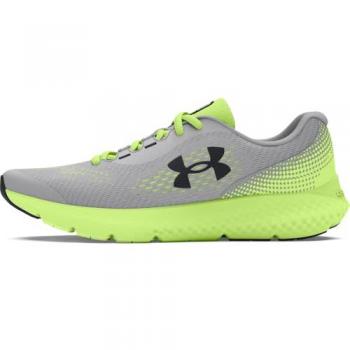 Zapatillas de running Under Armour Rogue 4 gris verde neón junior 38.5