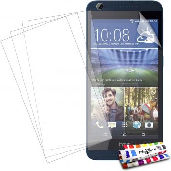 3 Protecciones de Pantalla transparentes para HTC DESIRE 626 UltraClear Originales de MUZZANO de Calidad PREMIUM - Tratamiento Anti-rayado, Anti-rastro y Anti-polvo + De regalo 1 ESTILETE + 1 PAÑO MUZZANO