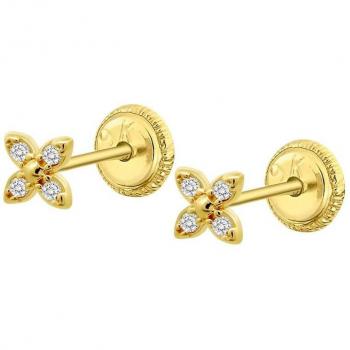 Pendientes Time Road Hin00183 Oro Mujer