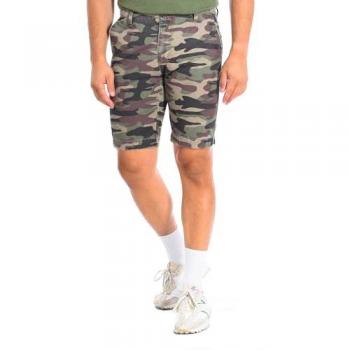 La Martina Bermuda Cargo Corte Regular Verde Caqui TMB301-TW415 Hombre