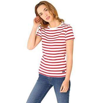 Armor Lux Women's Multicolour Morgat Striped T-Shirt