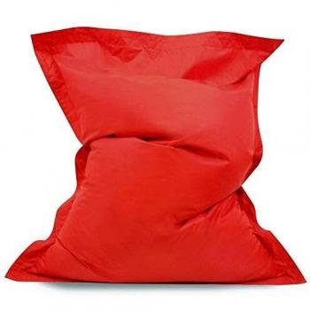 Puf Gigante Infantil Interior/Exterior 100x125cm Rojo Resistente al Agua
