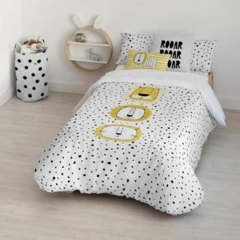 Funda Nórdica Kids&Cotton Dakari Big Negro 155 x 220 cm