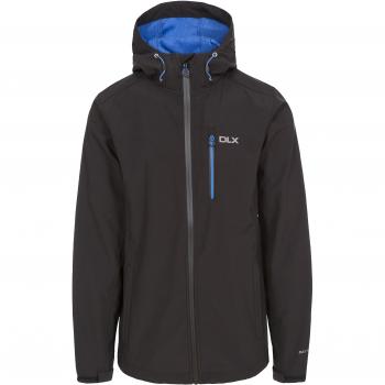 Trespass Hombre Marten DLX Chaqueta, Otoño-Invierno, Hombre, Color Negro, tamaño Large