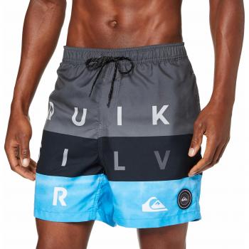 Quiksilver Word Block Shorts, Hombre, Iron Gate, XL