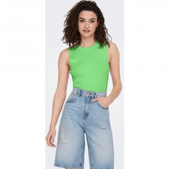 Camiseta Only Majli verde de punto para mujer
