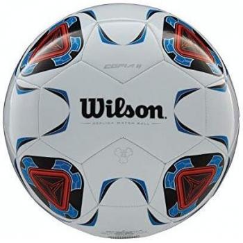 Wilson WTE9210XB05 Pelota de fútbol Coppia II, para Adolescentes y Adultos, Blanco/Azul, 5