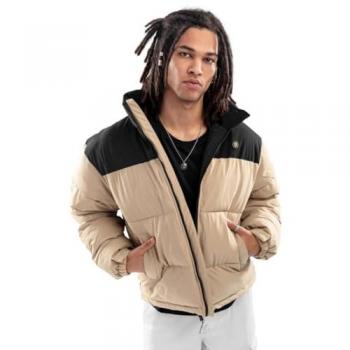 Chaqueta Acolchada Resistente al Agua para Hombre Clive Siroko Beige