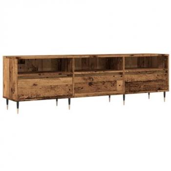 Mueble de TV de Madera Envejecida 150x30x44,5 cm, Material de Ingeniería
