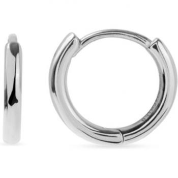 Pendientes de Aro Luxenter Edum Essential en Plata de Ley 925 con Baño de Rodio