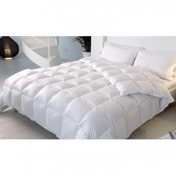 Edredón de invierno de pluma d 'oca natural blanca Made in Italy - 100% edredón - Individual hipoalergénico - Edredones de invierno