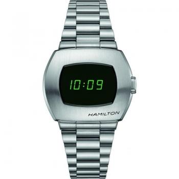 Hamilton PSR American Classic Green Digital Stainless Steel Unisex Watch