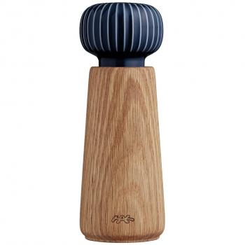 Kähler Hammershøi - Molinillo, porcelana madera, añil, 17,5 cm, 1 Unidad