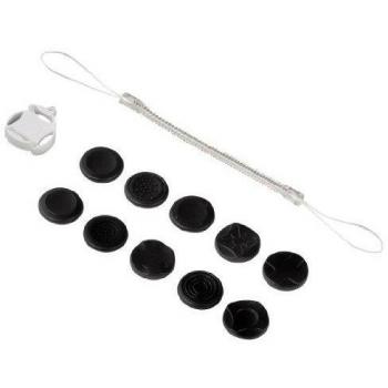 Joystick-Pads 12in1 für Nintendo 3DS, Schwarz [Importación alemana]