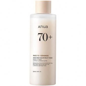 Anua Rice 70 Glow Milky Toner - Brightening Facial Essence 250ml