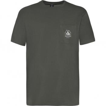 Protest Camiseta de Hombre Isiah - Camiseta de manga corta, diseño moderno, tejido ligero y transpirable, ideal para actividades al aire libre y uso diario