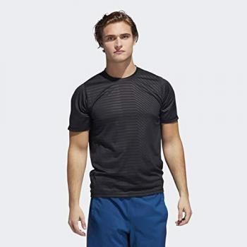 adidas Freelift Ultimate Embossed Camiseta, Hombre, Negro, L