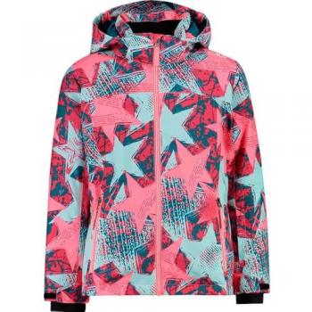 CMP Chaqueta Esquí Infantil con Capucha Snaps Azul y Rosa (Modelo 39W2085)