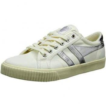 Gola Mark Cox Women's Fashion Sneakers, Off White/Silver, Size 39 EU