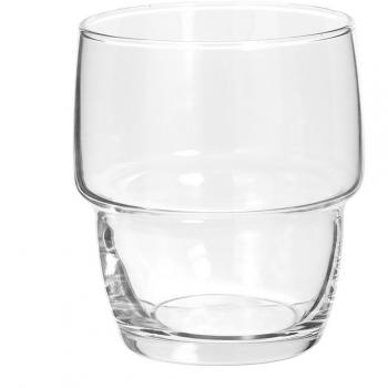 Set 6 Vasos de Agua de Cristal Apilables Modelo Bottom Cup 28cl