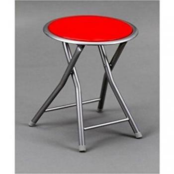 Kit Closet 5020415032 - taburete plegable, rojo, 40 x 30 x 30