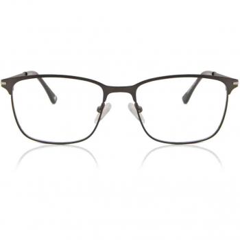 Cuadrado Montuta Completa Metálico Gunmetal Armazones para Hombre - Gafas Anti-Azules - SmartBuy Collection