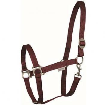 Cabestro de nylon Waldhausen Perlon burdeos tamaño completo