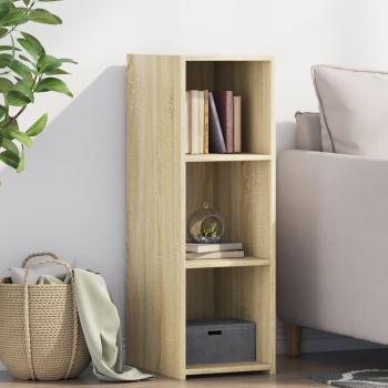 Aparador de madera de ingeniería roble Sonoma 30x41x93 cm Marrón