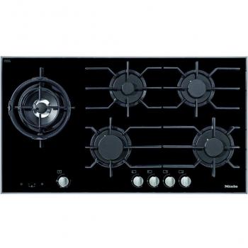 Miele KM 3054-1 Placa de Gas 94 cm, 5 Zonas, Mandos Rotativos, QuickStart, GasStop, Inox