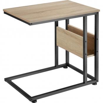 Mesa auxiliar Wigan industrial 55x36,5x60 cm